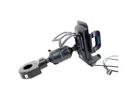 GAMBER KIT: UNIVERSAL PHONE CHARGING CRADLE WITH ZIRKONA JOINER AND 1IN ROUND CLAMP