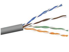 BELKIN STRANDED BULK CBL 4PR 24AWG 1000 BLK