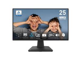 MSI PRO MP252 - FLAT - 24.5INCH - 1920 X 1080 - 1MS - 300 NITS - 100HZ - 0.2832 X 0.2802 - 1300:1 - 300 NITS - 16:9 - SRGB 100.15% - ANTI-GLARE - 100