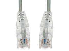 20ft RJ-45 (Male) to RJ-45 (Male) Straight Gray Cat6 Slim UTP PVC Copper Patch C
