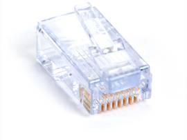 BLACK BOX CORP CAT5E EZ-RJ45 MODULAR PLUGS, 50-PACK
