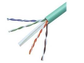 BELKIN CAT6 SOLID BULK 4PR;23AWG;1000 GRN PLNM