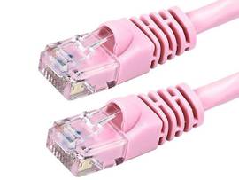 MONOPRICE CAT6 STRANDED 550MHZ UTP 24AWG 7FT PINK