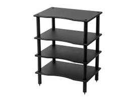 MONOPRICE MONOLITH BY 4 TIER AUDIO STAND (BLACK)