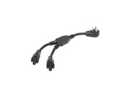 TRIPP LITE EXT. CORD Y SPLITTER 2X 5-15R 120V 1 FT