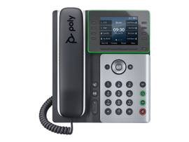 HP POLY EDGE E320 IP PHONE AND POE-ENABLED WITH POWER SUPPLY-US