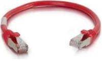 C2G 6IN CAT6 SNAGLESS STP CABLE-RED