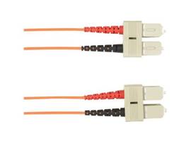 5-m, SC-SC, 62.5-Micron, Multimode, PVC, Orange Fiber Optic Cable - (Non-Cancela