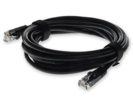 50ft RJ-45 (Male) to RJ-45 (Male) Straight Black Cat5e UTP PVC Copper Patch Cabl