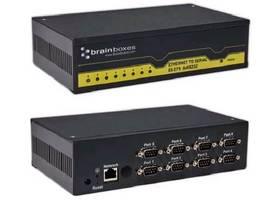 8 PORT RS232 ETHERNET TO SERIAL ADAPTER