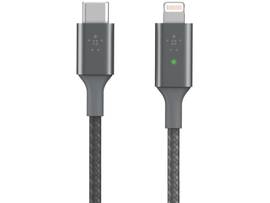 BELKIN SMRT LED CBL, C-LTG, BR, 4 ,GRAY