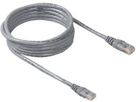 BELKIN CAT5E,UTP,RJ45M/M,18,GRY,PATCH