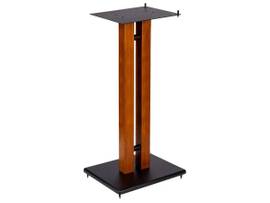 MONOPRICE MONOLITH BY MONOPRICE 32IN CHERRY WOOD SPEAKER STAND WITH ADJUSTABLE TOP PLATE_ CHERRY (EACH)