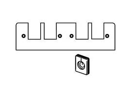 LEGRAND-WIREMOLD DBL GANG PLATE W/2 COMM K