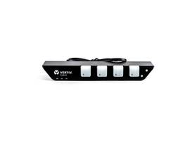 VERTIV 4 PORT ACTIVE FRONT PANEL (AFP) REMOTE KVM SWITCH