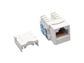 TRIPP LITE CAT6/5E WHITE WALLPLATE KEYSTONE JACK