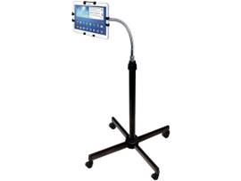 CTA DIGITAL HEIGHT-ADJ GOOSENECK STAND W/ CASTERS F/
