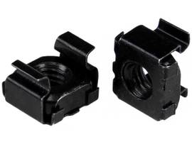 CAGE NUTS - 10-32 - 50 PACK - BLACK