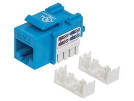 CAT6 KEYSTONE JACK BLUE UTP PUNCH DOWN