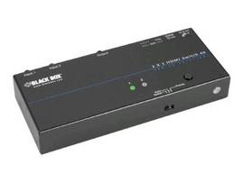 BLACK BOX CORP 4K HDMI SWITCH   2 1 VSW-HDMI2X1-4K