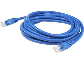 AddOn 1.5m RJ-45 (Male) to RJ-45 (Male) Straight Blue Cat5e UTP Copper PVC Patch