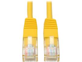 TRIPP LITE CAT5E 350MHZ YELLOW MOLDED PATCH