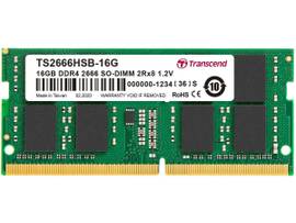 TRANSCEND 16G DDR4 2666MHZ SO-DIMM 2RX8 1GX8 CL19 1.2V