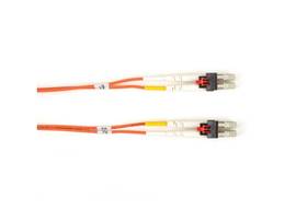 OM1 62.5Micron Fiber Patch Cable Duplex Riser Key Locking LCLC 5m