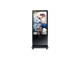 Single sided Signage kiosk 55inch; FHD 1920x1080; 700 nits; 4000:1; 5ms (GTG); 178/178; built-in dual 10W speakers; incl. kiosk stand