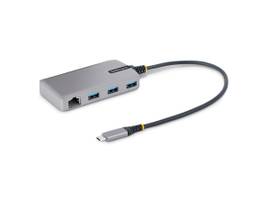 3-PORT USB-C HUB W/ GBE ETHERNET ADAPTER