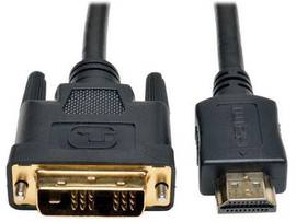 HDMI to DVI Cable, Digital Monitor Adapter Cable (HDMI to DVI-D M/M), 1080P, 20-