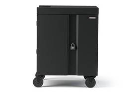 BRETFORD 16X CUBE CART, PRE-WIRED USB-C, CHARCOAL