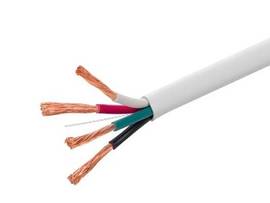 MONOPRICE SPEAKER WIRE_ CL3 RATED_ 4-CONDUCTOR_ 12AWG_ 250FT_ WHITE