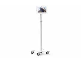 COMPULOCKS GALAXY TAB A8 10.5  SPACE ENCLOSURE MEDICAL ROLLING CART WHITE