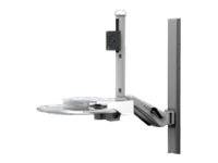 AMICO AHM FALCON IT STATION, WHITE WITH DUAL SURFACE KEYBOARD, 35N SPRING FOR MON