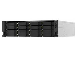 QNAP 22-BAY 3U RACKMOUNT NAS INTEL XEON E-2336 6C/12T 29 GHZ PROCESSOR BOOST UP TO 48 GHZ 32 GB ECC DDR4 16 X 25/35 SATA 6GBPS HDD/SSD + 6 X 25 SATA