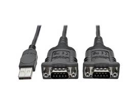 TRIPP LITE 2-PORT USB TO DB9 SERIAL FTDI ADAPTER