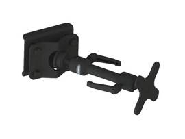 GAMBER ZIRKONA, 3/4IN TO 1-7/8IN POLE MOUNT WITH 6IN MEDIUM DOG-BONE AND VESA 75MM PLATE