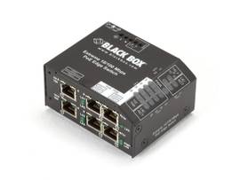 BLACK BOX CORP 6 PORT INDUSTRIAL FAST ETHERNET SWITCH P