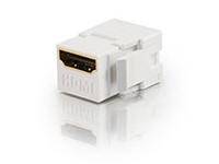 C2G HDMI KEYSTONE JACK - WHITE