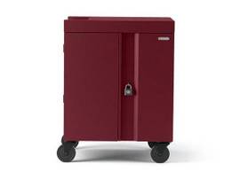 BRETFORD 32X CUBE CART/ PRE-WIRED USB-C MAROON