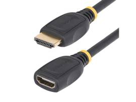 STARTECH 18IN (0.5M) HDMI 2.0 EXTENSION CABLE, HIGH SPEED HDMI PORT SAVER CABLE,