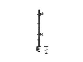 ACCO VERTICAL STACKING ARM DUAL MONITOR