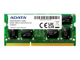 ADATA ECC SO-DIMM DDR3L 1600 1.35V 4GB 512X8