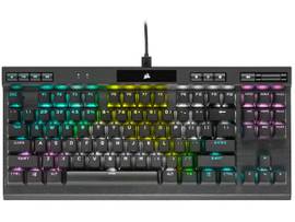 CORSAIR K70 RGB TKL MECH GMNG KYBD BACKLIT RGB LED CHERRY MX SPD KEYSWITCHES BLK