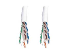 TRIPPLITE CAT6A BULK ETHERNET CABLE 10G SOLID CORE UTP CMR RATED BLACK 1000FT