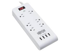 TRIPP LITE SURGE PROTECTOR 6-OUTLET 4 USB PORTS