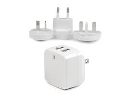 DUAL PORT USB WALL CHARGER 17W/3.4A