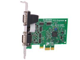 FULL HEIGHT PCI EXPRESS 2XRS422/485 1MBD