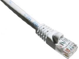 AXIOM 25FT CAT6A 650MHZ PATCH CABLE MOLDED BOOT (WHITE)